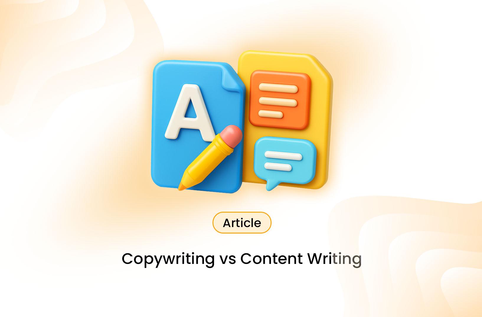 The Difference Between Copywriting vs Content Writing